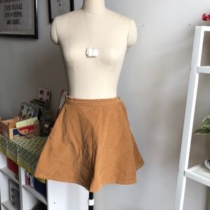 American Apparel Corduroy Circle Skirt